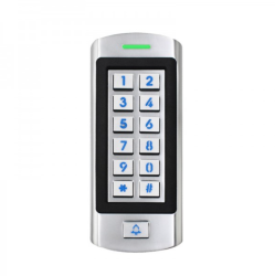 Controler de acces stand-alone cu tastatura si cititor de carduri EM (125kHz), sonerie, antivandal, rezistent la apa K10-EM