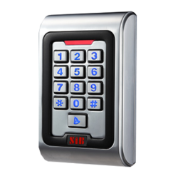 Controler de acces stand-alone cu tastatura iluminata si cititor RFID EM 125kHz, anti-vandal, rezistent la apa si praf  K8EM-W