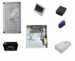 Set videointerfon Resel de bloc pentru 10 de apartamente ISCP-01N-50 EM 