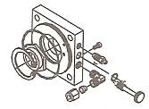 Accesoriu mecanism pentru Bariera  BR6 model RFLBFOE