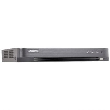 DVR sistem de supraveghere PoC AcuSense 8 ch. video 5MP, Analiza video, Alarma - HIKVISION