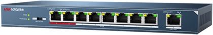 Switch 8 porturi PoE, 1 port uplink- HIKVISION DS-3E0109P-E-M