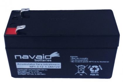 Acumulator Navaio NP 1.3 12V/1.3AH