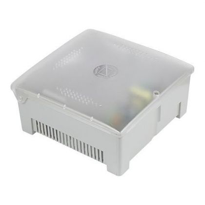 Sursa de alimentare 12v, 5A, 1 iesire protejata cu back-up, cutie din plastic