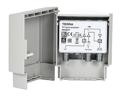 Amplificator antenă masthead: TERRA MA082T FM / VHF-UHF