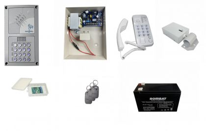 Kit interfon pentru 24 apartamente Resel ISCP-01N-50 MF 24ap