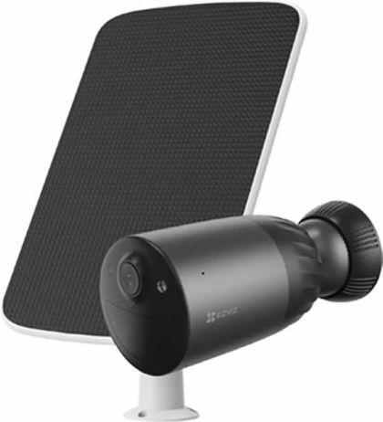 Camera de supraveghere IP Wi-Fi6, rezolutie 8.0MP, acumulator 10.400 mAh, Audio, IR15m, Color 24/7, Panou Solar - EZVIZ  CS-BC1C-4K(SP-kit)