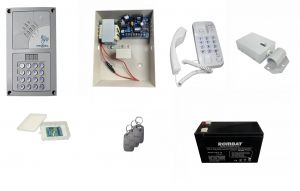 Kit interfon pentru 12 apartamente Resel ISCP-01N-50 MF