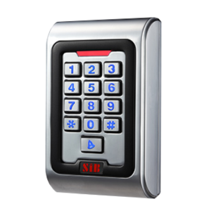 Controler de acces stand-alone cu tastatura iluminata si cititor RFID MF 13.56MHz, anti-vandal, rezistent la apa si praf SK-8MF-W