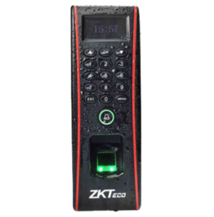 Controler de acces cu functie de pontaj, cu cititoare de amprente si de cartele incorporate FPA-1700