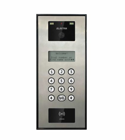 Panou adio interfon Electra Classic P4S.VBS pentru blocuri