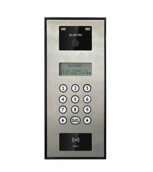 Panou adio interfon Electra Classic P4S.VBS pentru blocuri